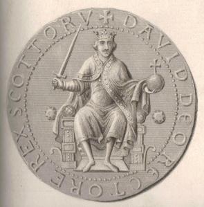 David's official seal. Deliberately European in style, not Celtic. Source: Wikimedia Commons