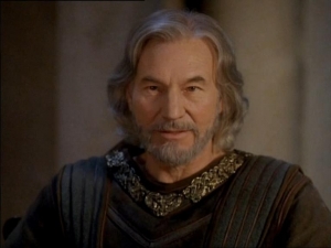 Patrick Stewart as Henry II in The Lion In Winter</i.