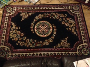 The rug itself.