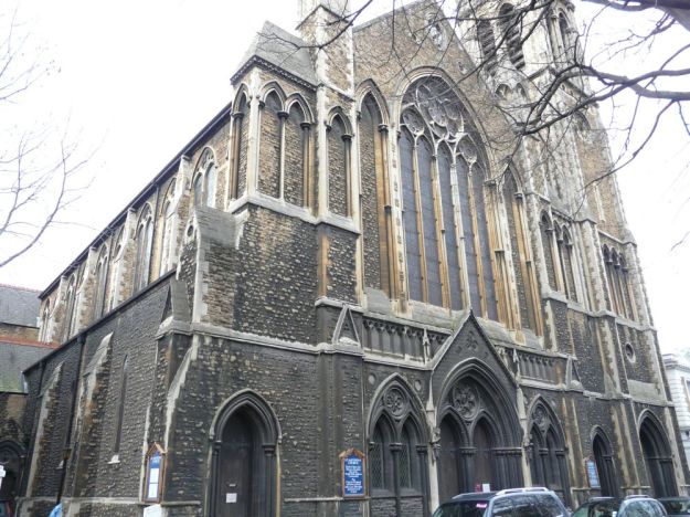 St Matthew's in Bayswater, where the grave of "Lady O'Looney" lies.