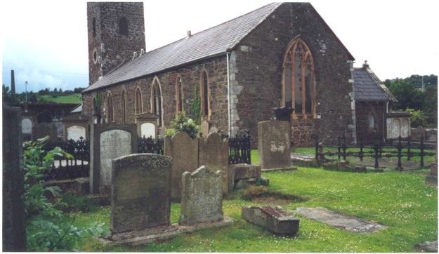 St Cedma's in Larne, where Doctor McHenry was buried. He spent his last few years living in the town of his birth.